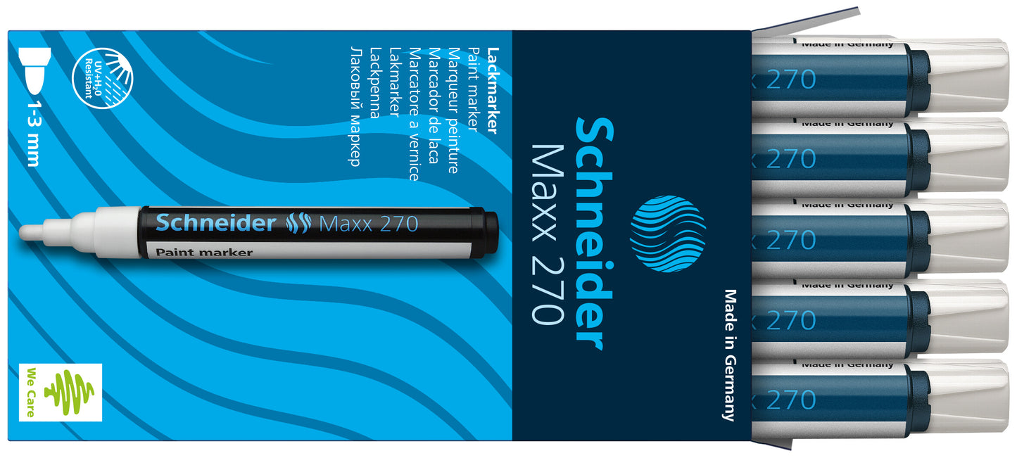 Marker SCHNEIDER PAINT MARKER 270 1-3mm. white