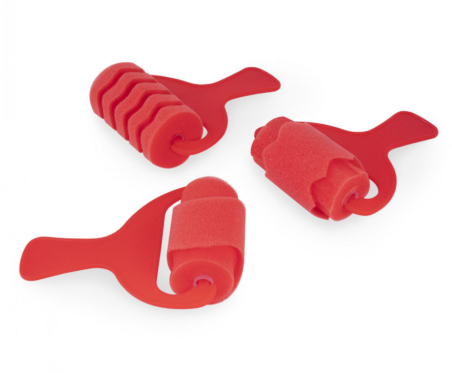 JOVI sponge roller for drawing, 3 pcs. (red)