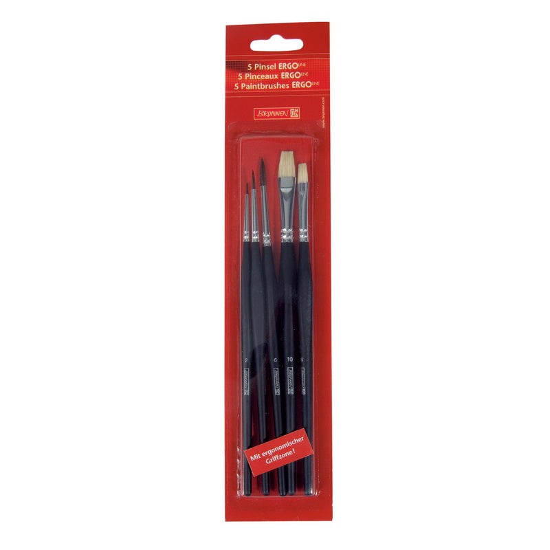 Brush set BRUNNEN, 5 pcs.