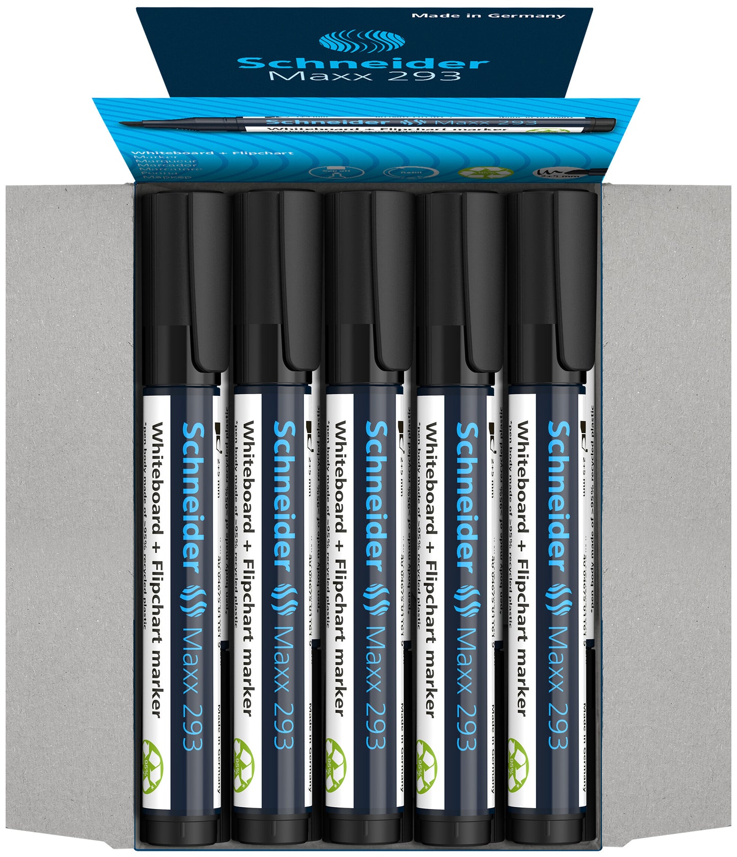 Žymeklis baltai lentai ir bloknotams SCHNEIDER MAXX 293, kirsta galvute