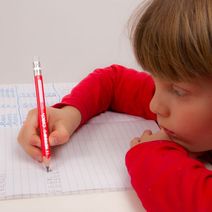 Tribriaunis pieštukas KORES COACH JUMBO, 3 vnt., blisteryje
