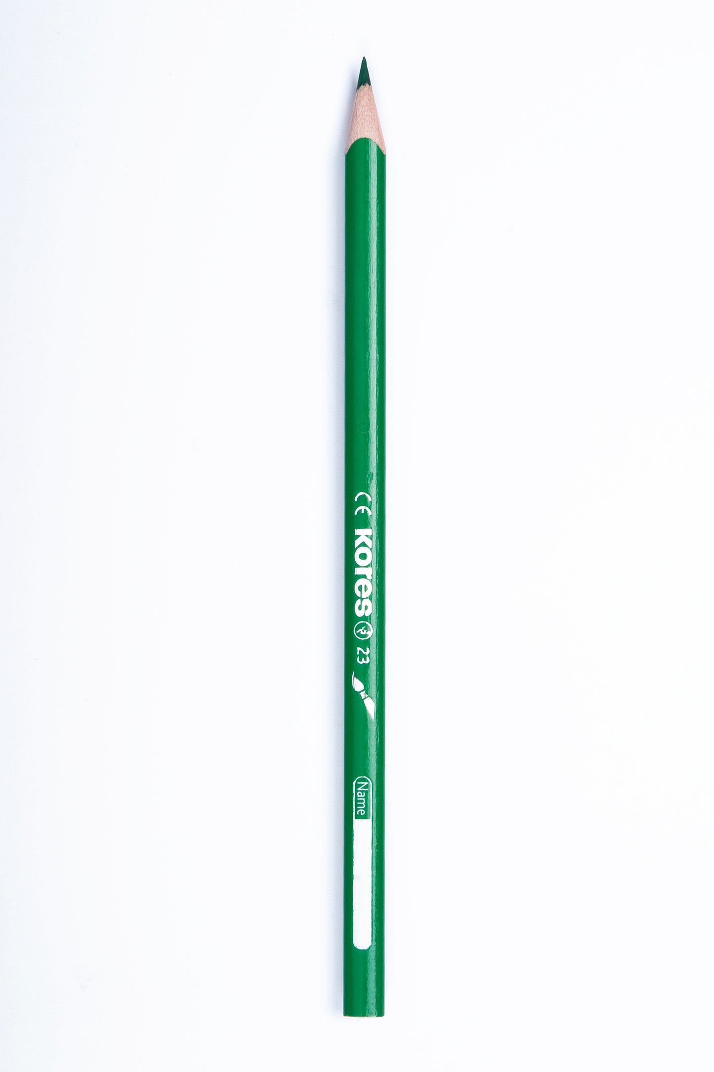 Colored pencils KORES, trihedral, watercolor, 12 pcs. + brush and sharpener