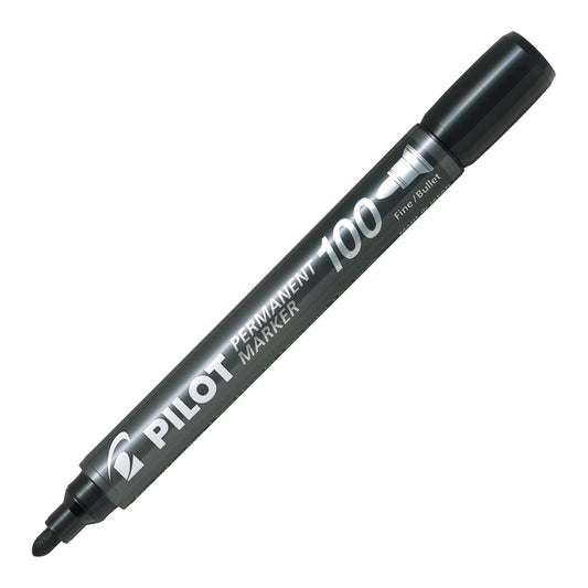 Permanent marker PILOT MARKER 100/400, round tip, black ink