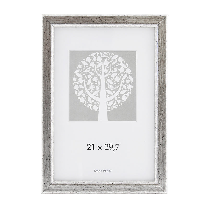 Nuotraukų rėmelis, plastikinis, A4, 21x29,7 cm,  vintažinis, sidabro sp.