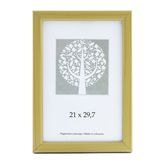 Nuotraukų rėmelis, plastikinis, A4, 21x29,7 cm, medžio sp.