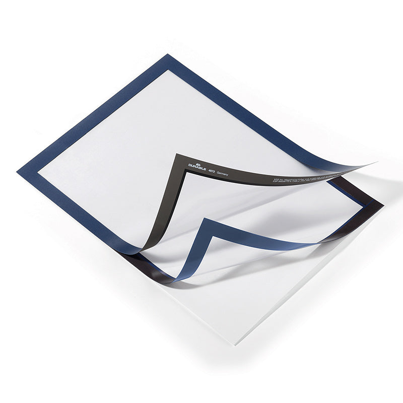 Rėmelis dokumentams DURABLE DURAFRAME® A4, 2 vnt./pak., tamsiai mėlynas