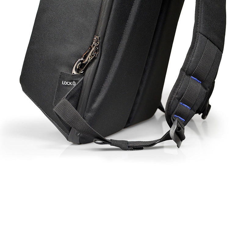 Kuprinė PORT CHICAGO EVO ANTI-THEFT 13/15.6, juoda sp.