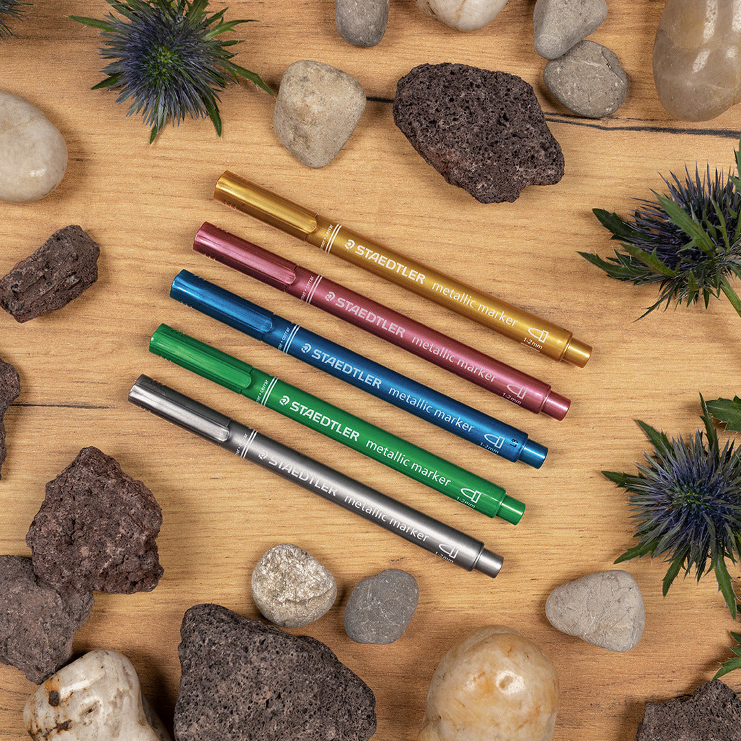 STAEDTLER Metallic marker, 5 pcs., assorted colors