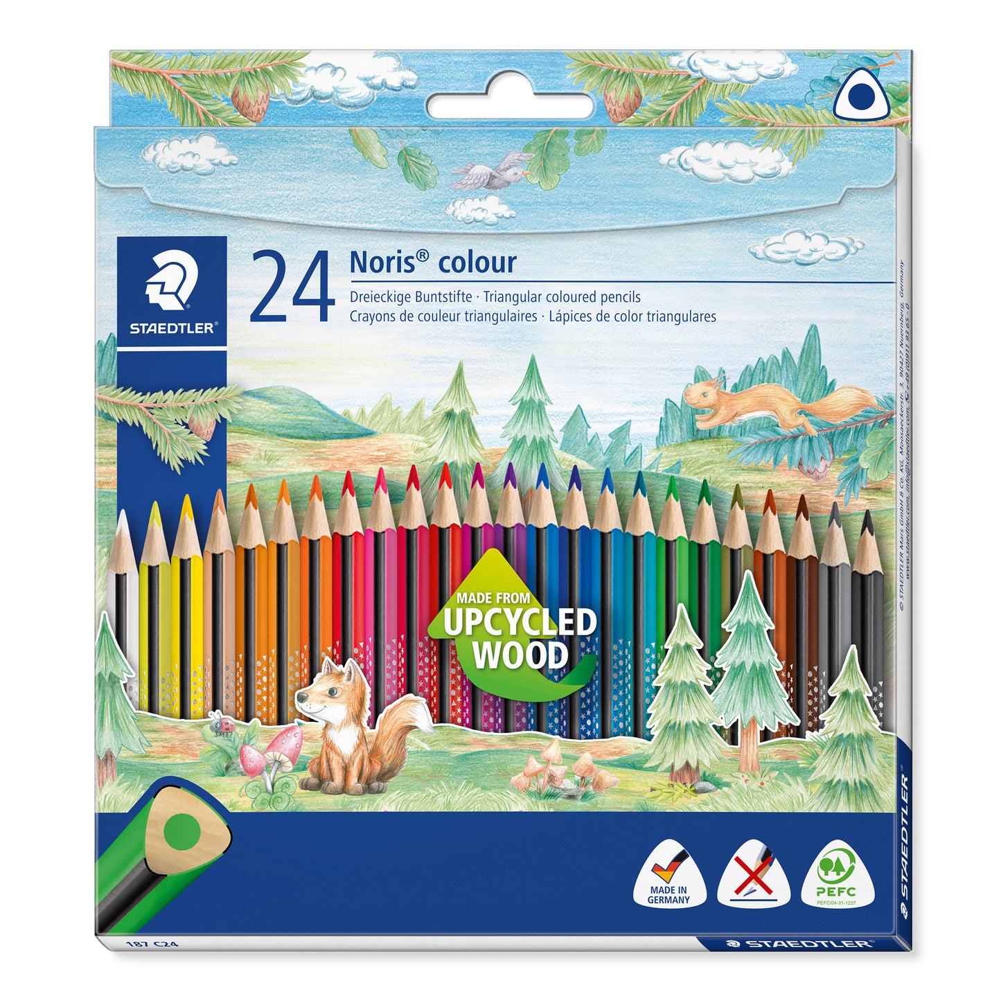 Staedtler NORIS colored pencils, 24 colors