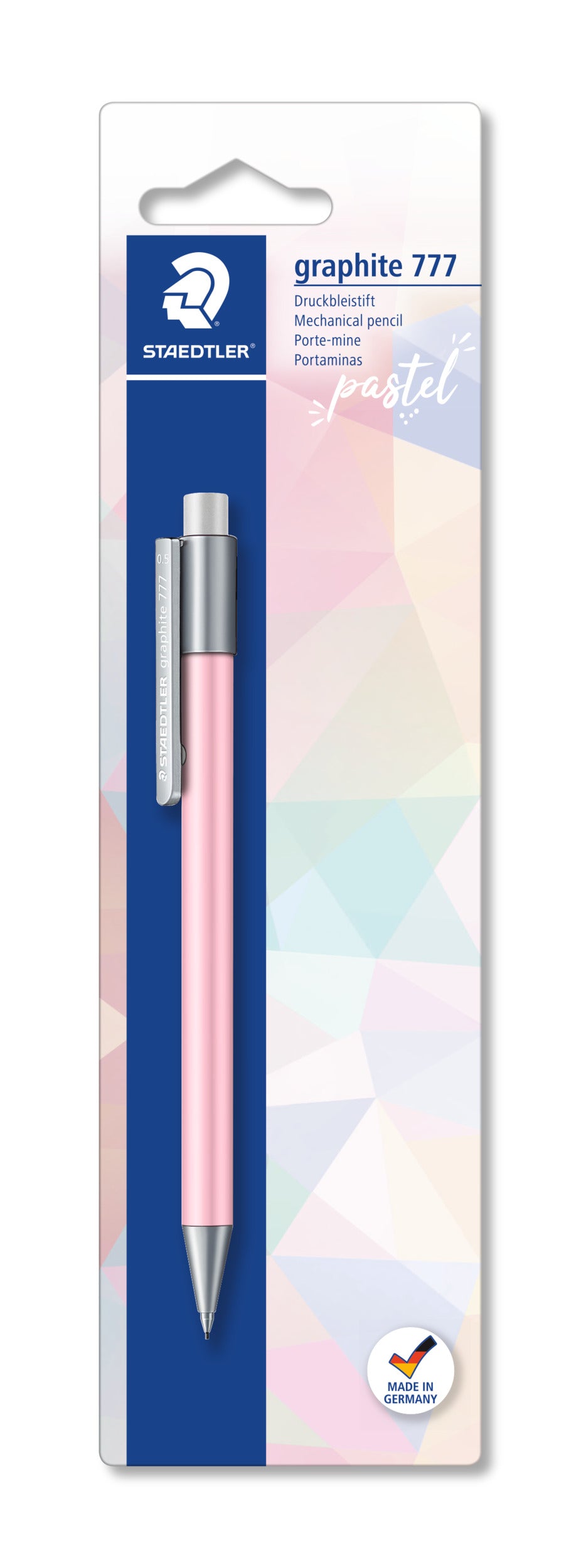 Automatinis pieštukas STAEDTLER, B, 0,5 mm, įvairių spalvų