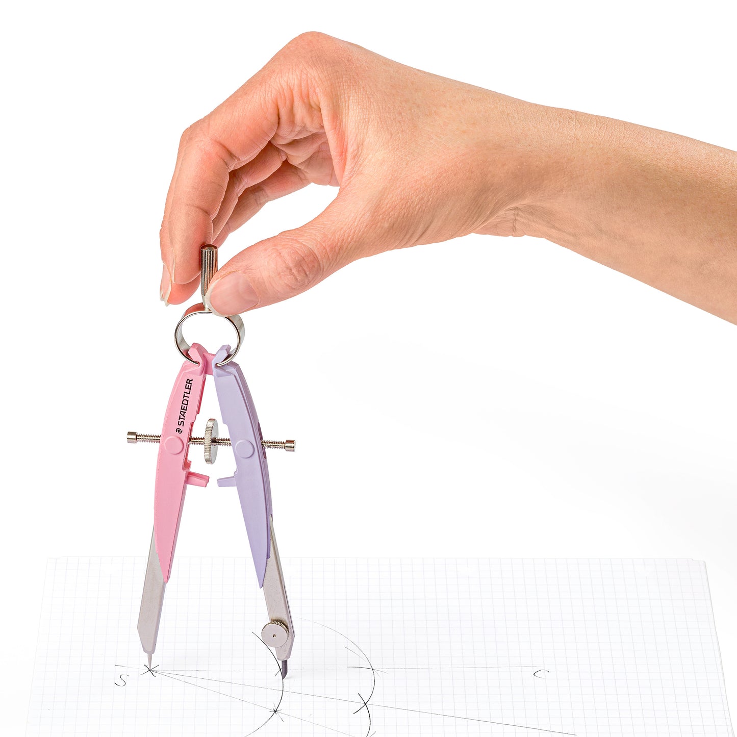 Skriestuvas STAEDTLER Pastel dėžutėje su grafito dėžute