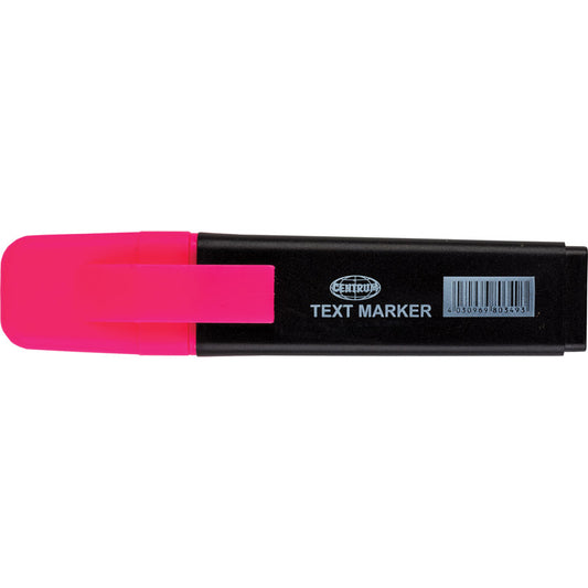 Text marker CENTRUM, 1-5 mm, pink.