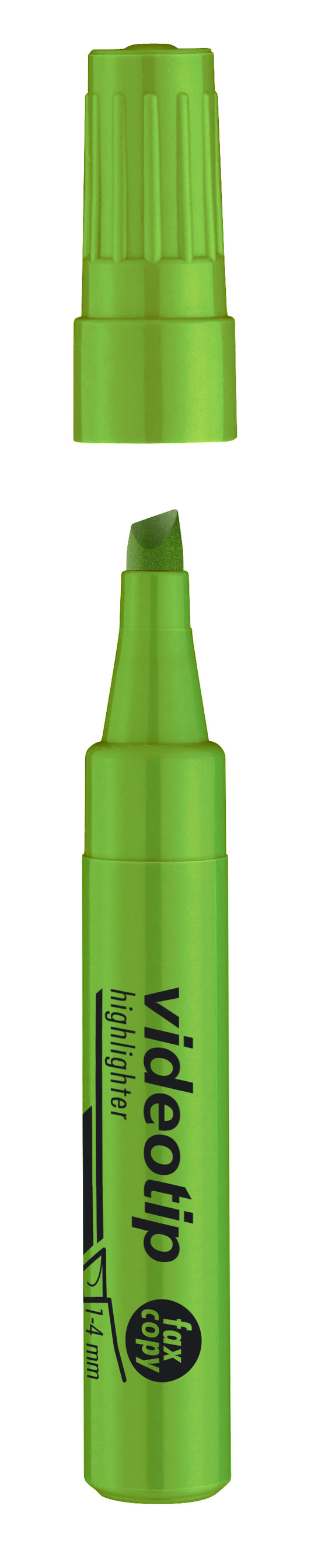 Text marker ICOVIDEOTIP, 1-4mm, green