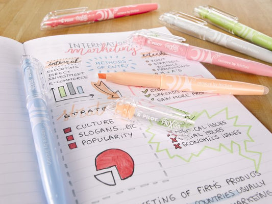 Erasable text marker PILOT FRIXION Light, gray