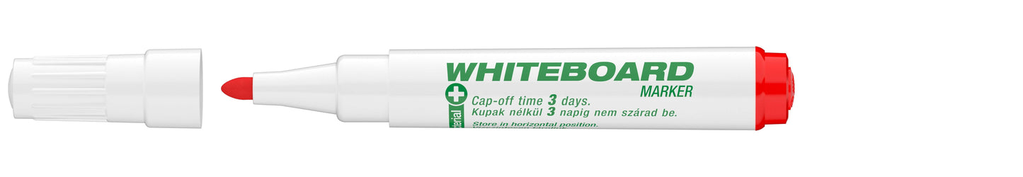 Whiteboard marker ICO 11 XXL, antibacterial, red