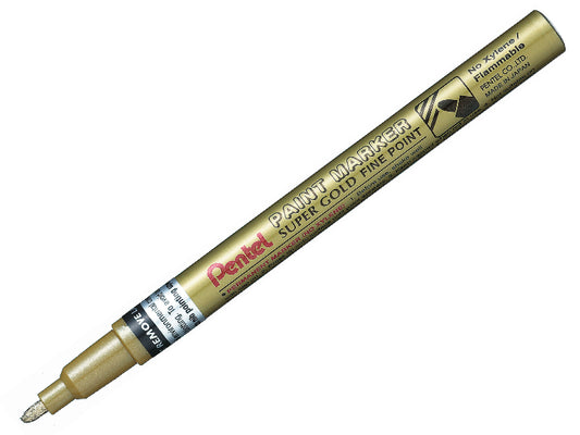 PENTEL Paint Marker, 2.9 mm, gold