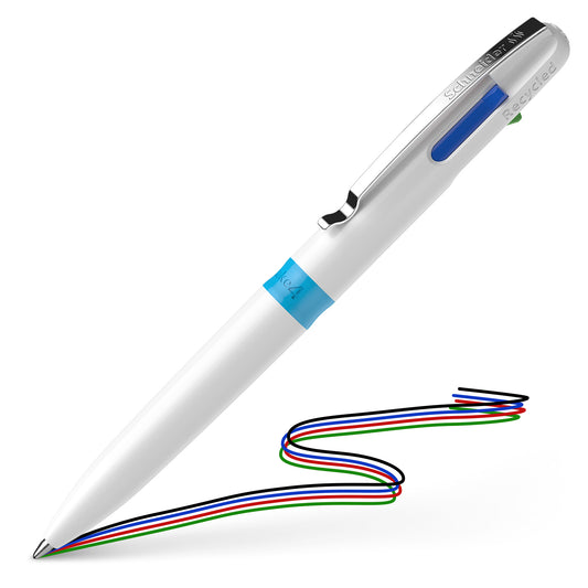 Tušinukas SCHNEIDER Take 4, baltas korpusas, 4 spalvos