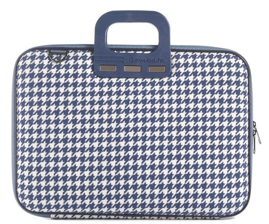 Kompiuterio krepšys Bombata Pied de Poule 15,6”, tamsiai mėlynos spalvos