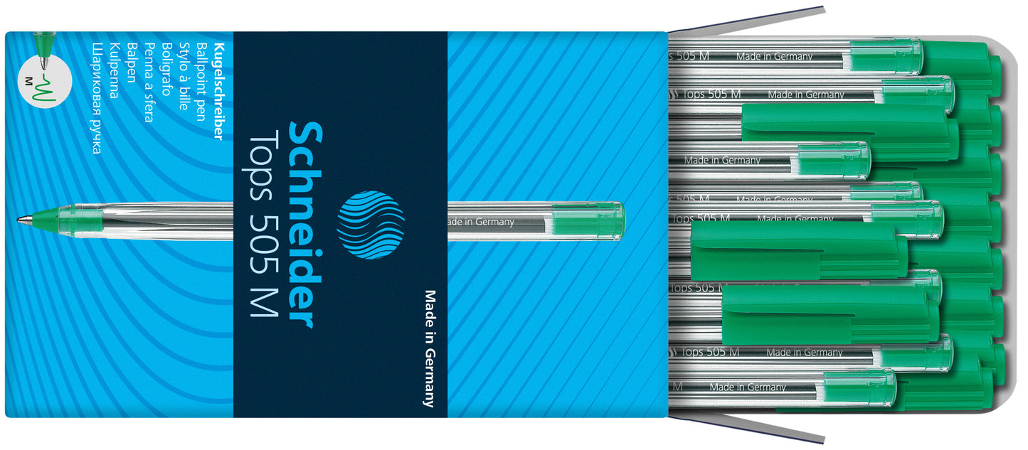 Tušinukas SCHNEIDER Tops 505 M, 1,0 mm., žalia