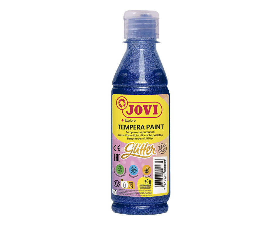 Tempera paint JOVI, 250ml, blue, glossy