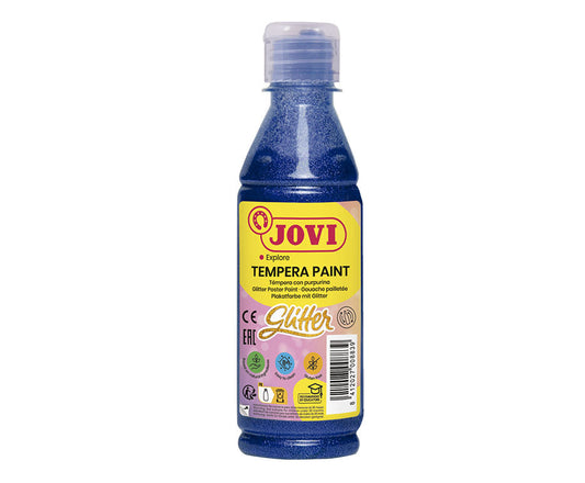 Tempera dažai JOVI, 250ml, žydros sp., blizgūs