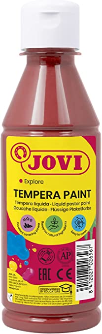 Tempera dažai JOVI, 250ml, rudos sp.
