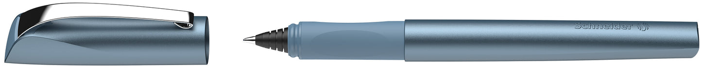 Kapsulinis rašiklis SCHNEIDER Ceod Shiny M, mėlynos sp. korpusas, mėlynas rašalas (tinka ir kairiarankiams)