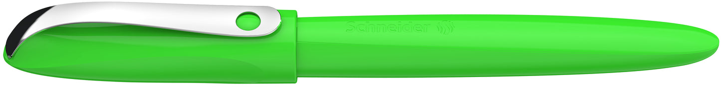 Plunksnakotis SCHNEIDER Wavy A, dešiniarankiams ir kairiarankiams, žalios spal. korpusas