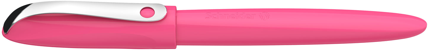 Plunksnakotis SCHNEIDER Wavy A, dešiniarankiams ir kairiarankiams, rožinės spal. korpusas