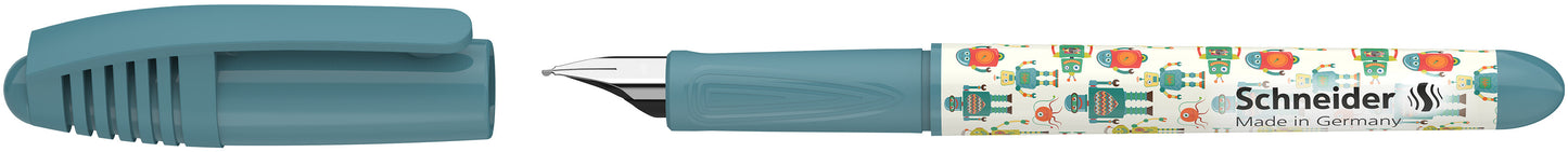 Plunksnakotis SCHNEIDER Zippi Cool Robots, dešiniarankiams ir kairiarankiams