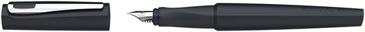 Plunksnakotis SCHNEIDER Tomo M, plastikinis, matinis juodos spalvos korpusas, tinka dešiniarankiams ir kairiarankiams