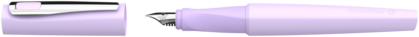 Plunksnakotis SCHNEIDER Tomo M, plastikinis, matinis violetinės spalvos korpusas, tinka dešiniarankiams ir kairiarankiams