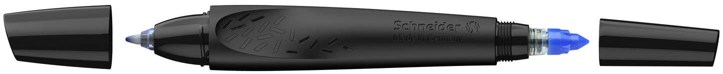 Kapsulinis rašiklis SCHNEIDER Breeze, M, juodos sp. korpusas, dešiniarankiams ir kairiarankiams