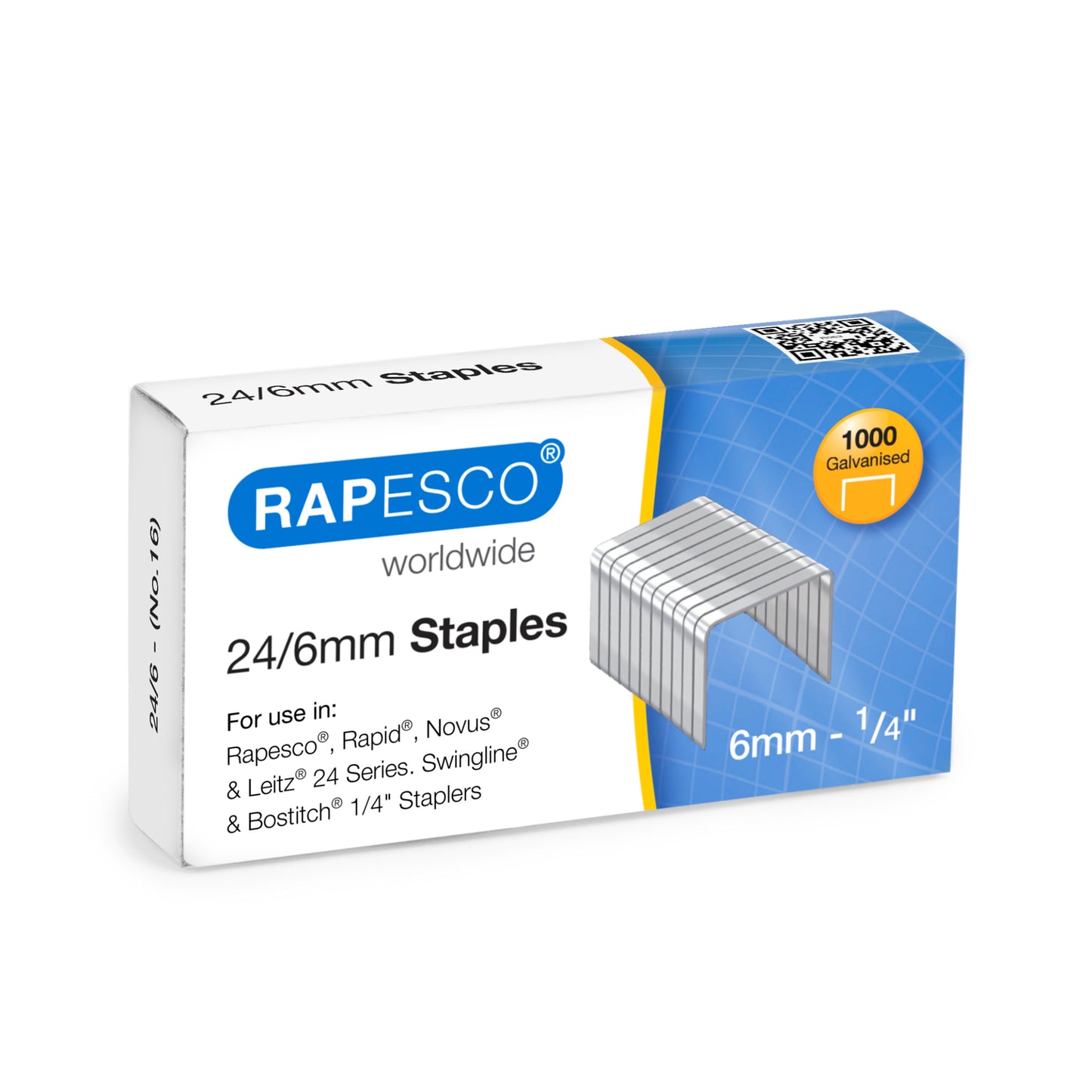 Sąsagėlės RAPESCO  24/6mm  (dėž. 1000 vnt)