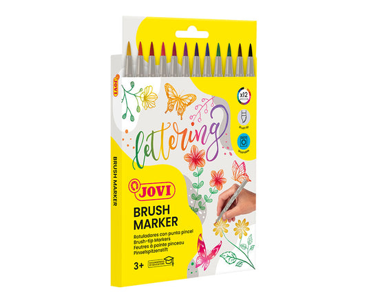 Flomasteriai JOVI 12  spalvų rinkinys