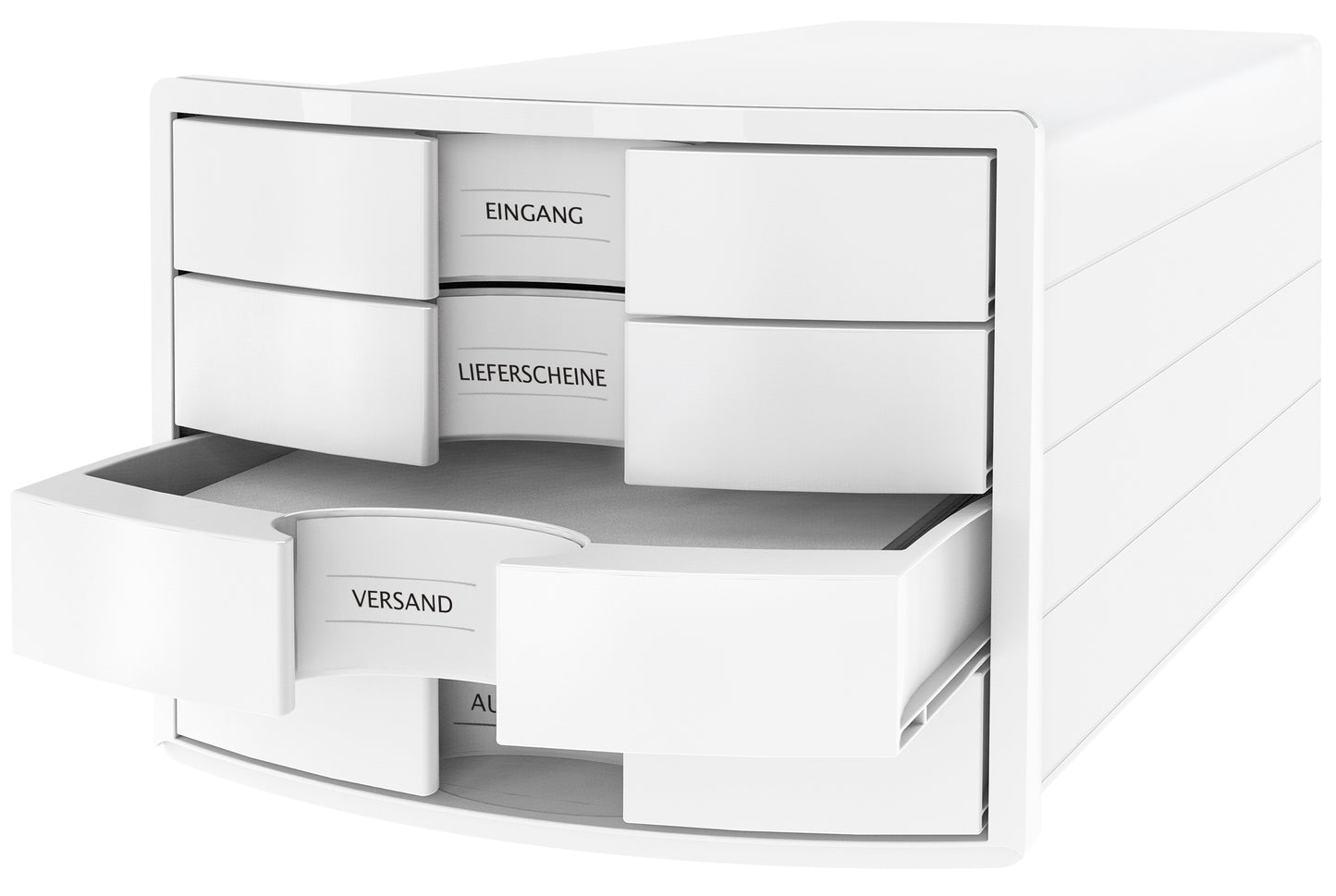 Stovas dokumentams su 4 stalčiais HAN IMPULS, baltas