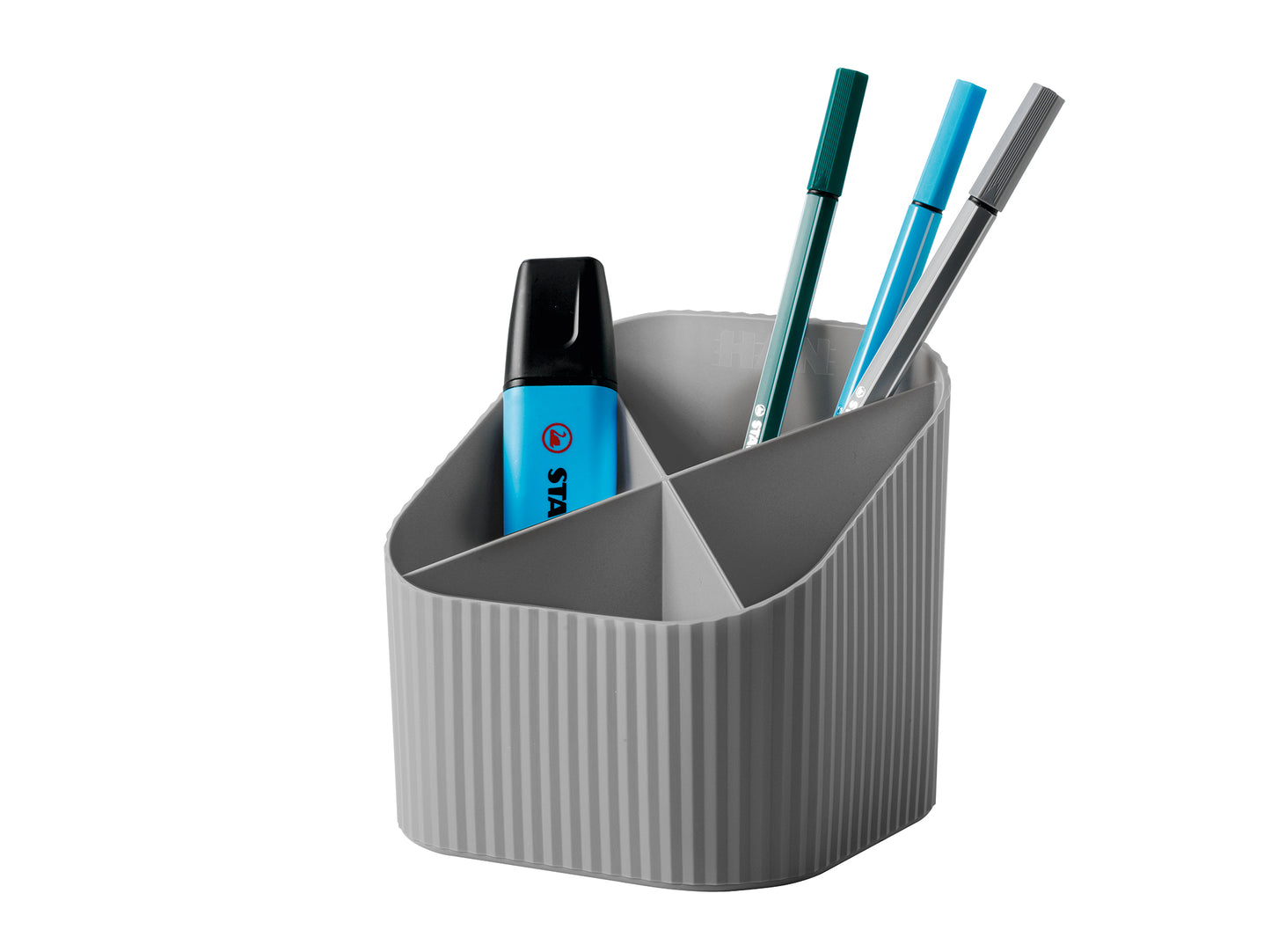 Pieštukinė HAN Re-X-LOOP, 4 skyrių, tamsiai pilka