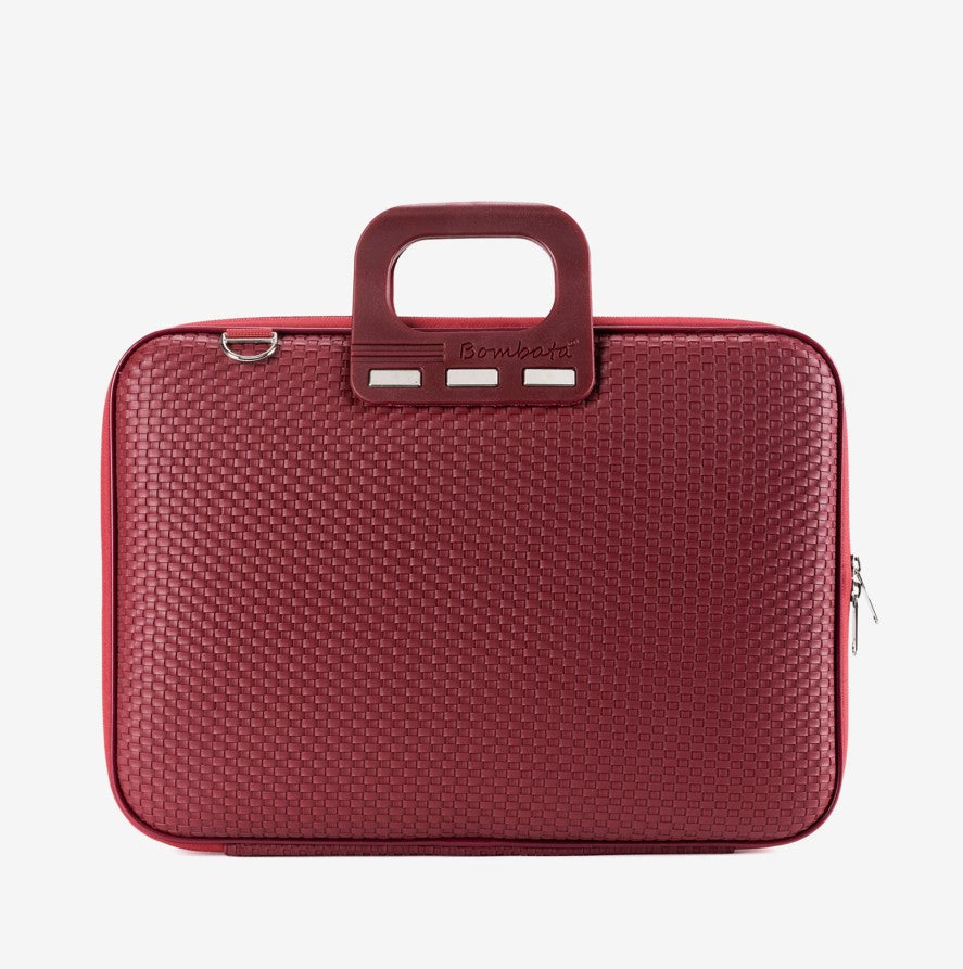 Kompiuterio krepšys BOMBATA Trama 15,6” - 16”, burgundiška raudona sp.