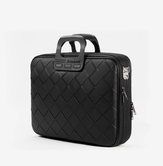 Kompiuterio krepšys BOMBATA Business Intrecciato 15,6” - 16”, juoda sp.