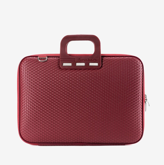Kompiuterio krepšys BOMBATA Trama 13”-14”, burgundiška raudona sp.