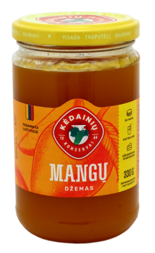 Jam KĖDAINIŲ mango flavor, 330 g