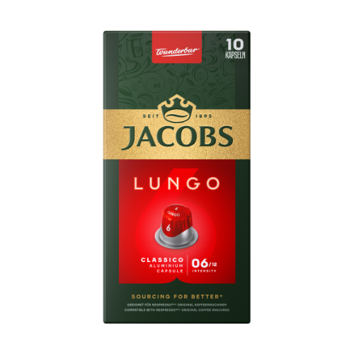 Coffee capsules JACOBS Lungo 6 Classico, 52g