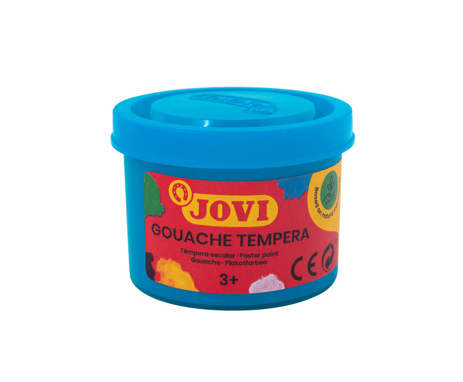 Guašas tempera JOVI Scholar, 5vnt. po 35ml, šviesiai mėlynos spalvos