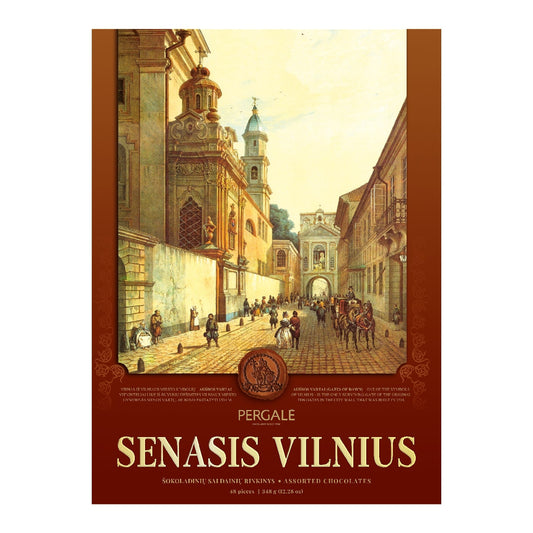 Candy set PERGALĖ Old Vilnius, with dark chocolate, 348 g