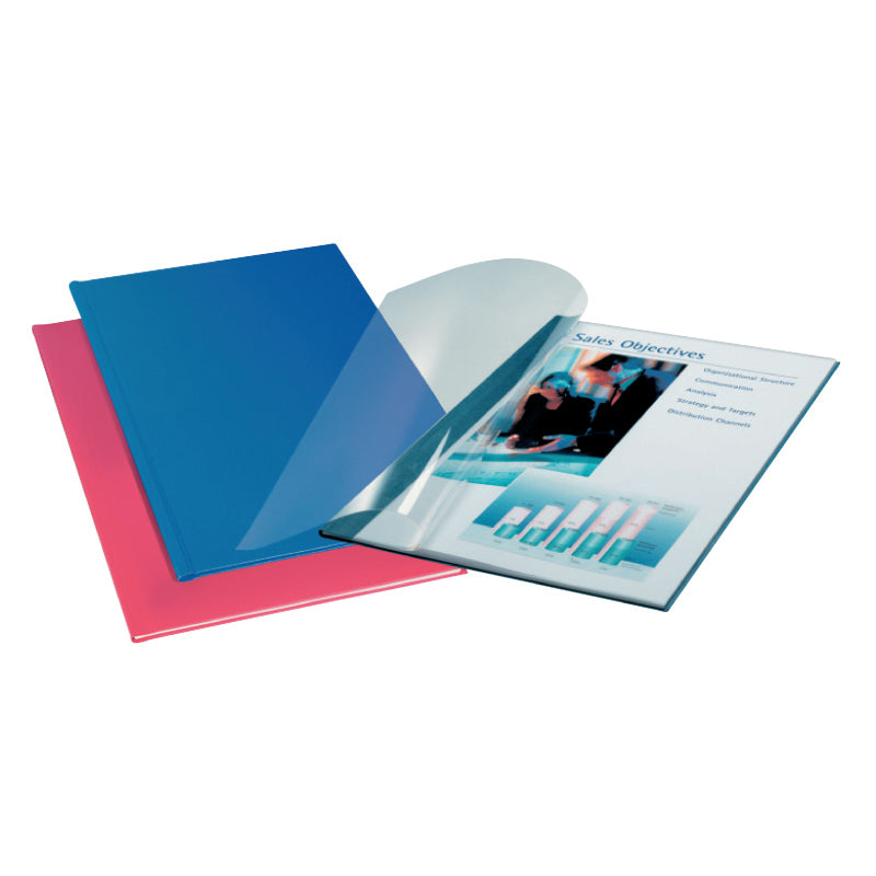 Viršeliai įrišimui 10,5 mm., A4,MĖLYNA, 71-105l.