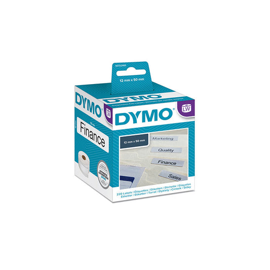 Etiketės DYMO Labelwriter 50x12 mm, 220 vnt, BALTA