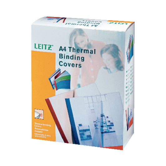 Term. įriš. viršeliai LETZ STANDART 3 mm, A4, balti, 100 vnt.