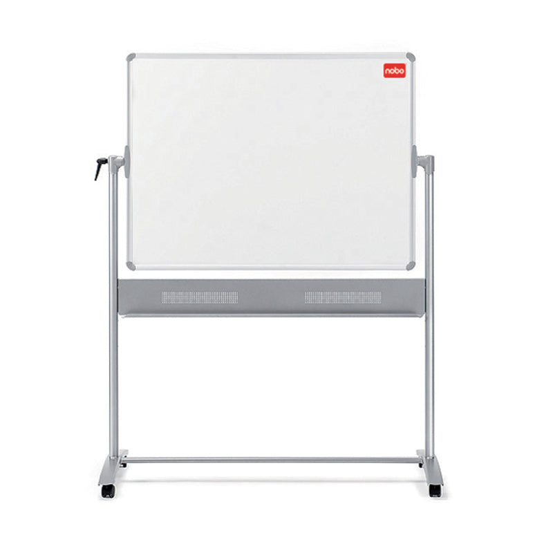 Double-sided flip-up magnetic board NOBO CLASSIC 150x120 cm, mobile stand, white
