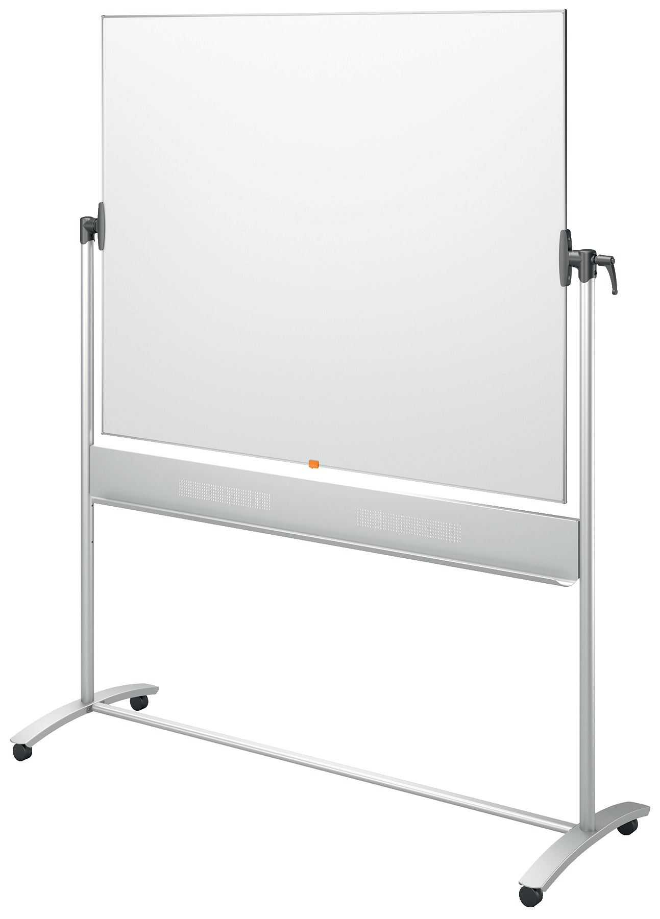 Double-sided flip-up magnetic board NOBO CLASSIC 150x120 cm, mobile stand, white