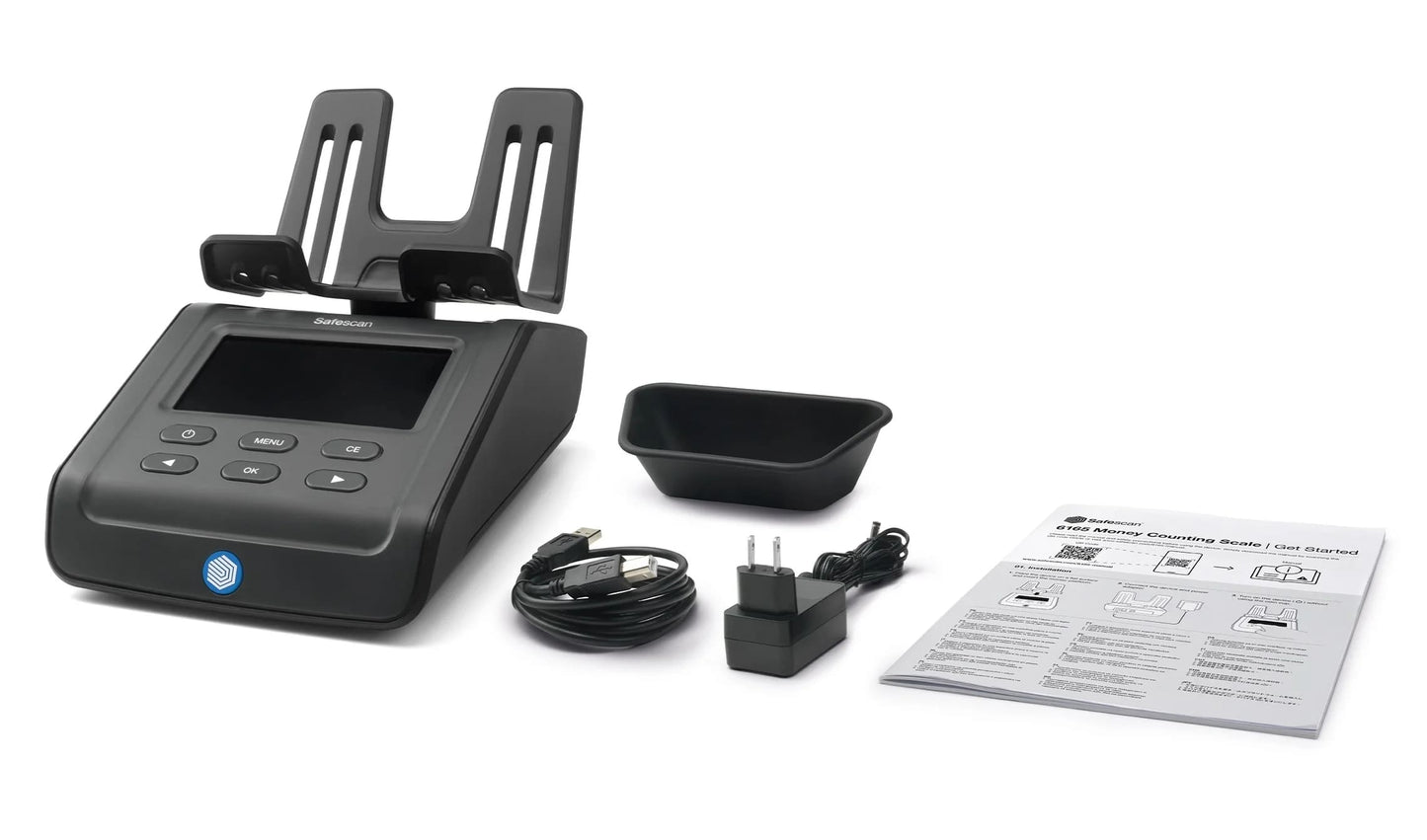 Banknote and coin counting machine SAFESCAN 6165, black